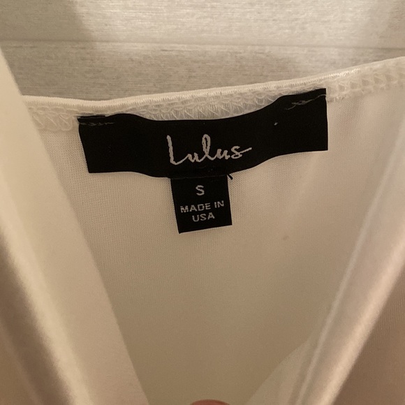 Lulus size small white dress - Picture 2 of 3